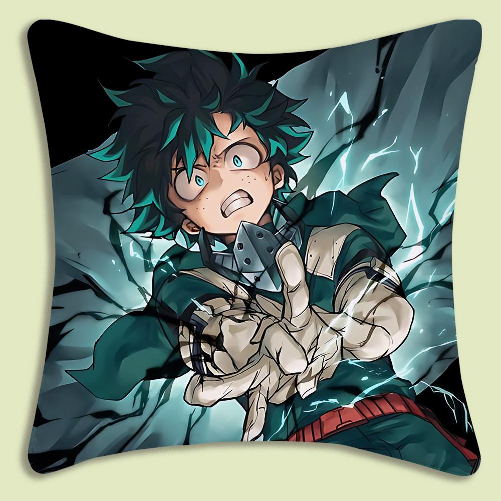 Anime Hunter x Hunter Pillow Covers Cartoon Sofa Decorative Home Doublesided Printing Short Plush Cute Cushion Cover