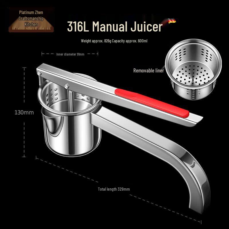 316 Stainless Steel Manual Citrus Juicer
