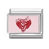 New Pink Y2K Strawberry Cherry Heart Cat Dog Flower Bow Italian Charm Links Fit 9mm Stainless Steel Bracelet Women DIY Making