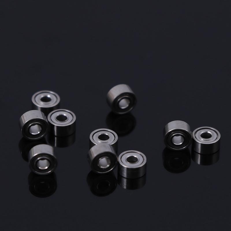 10Pcs 681Xzz 1.5X4X2Mm Open Miniature Bearings Ball Mini Hand Bearing Spinner