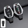 SUG2   Car Remote Key Case Cover Alloy Keychain Pendant For Mercedes Benz E C Class W204 W212 W221 X204 W251 Silicone Protective Shell