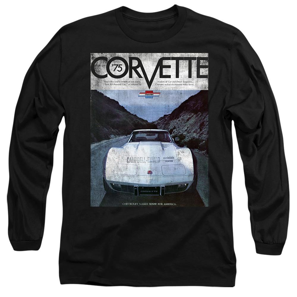 Chevrolet Unisex Adult Corvette 75 Poster Long-Sleeved T-Shirt