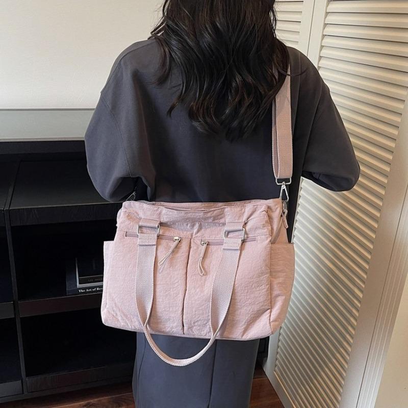 Canvas-Tasche Damen große Kapazität neu Herbst und Winter vielseitige Umhängetasche Schulter Unterarmtasche Pendler Tragetasche