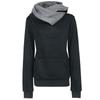 Spring Autumn Hoodies Women Tracksuit Solid Color Fashion Long Sleeve Pullovers Casual Warm Hooded Sweatshirts Tops Plus Size