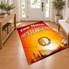 Feyenoord Rotterdam Custom Name Personalized Rug Non‑Slip Doormat Floor Carpet Housewarming Birthday Gift for Family Friends