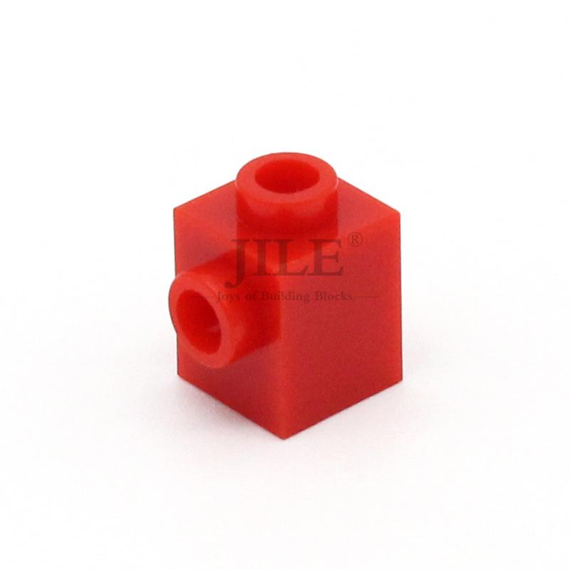 50pcs Moc Creative Brick Modified 1x1 with 2 Hole 87087 DIY Basics Enlighten Building Blocks Classic Compatible Assembles Parts