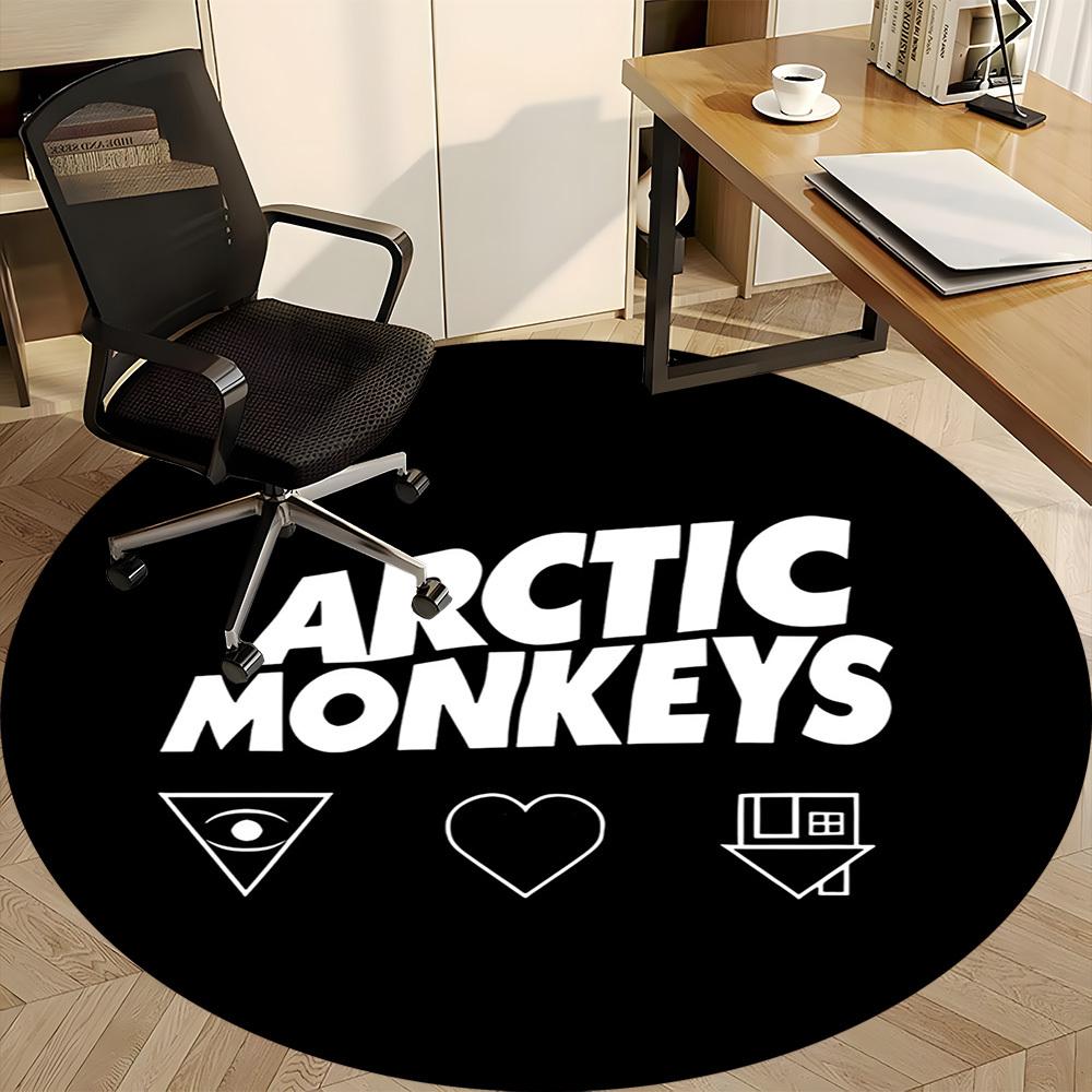 1pc Arctic Monkeys Chair Carpet for Office, Non Slip, Soft and Durable Office Rug for Interior Decoration