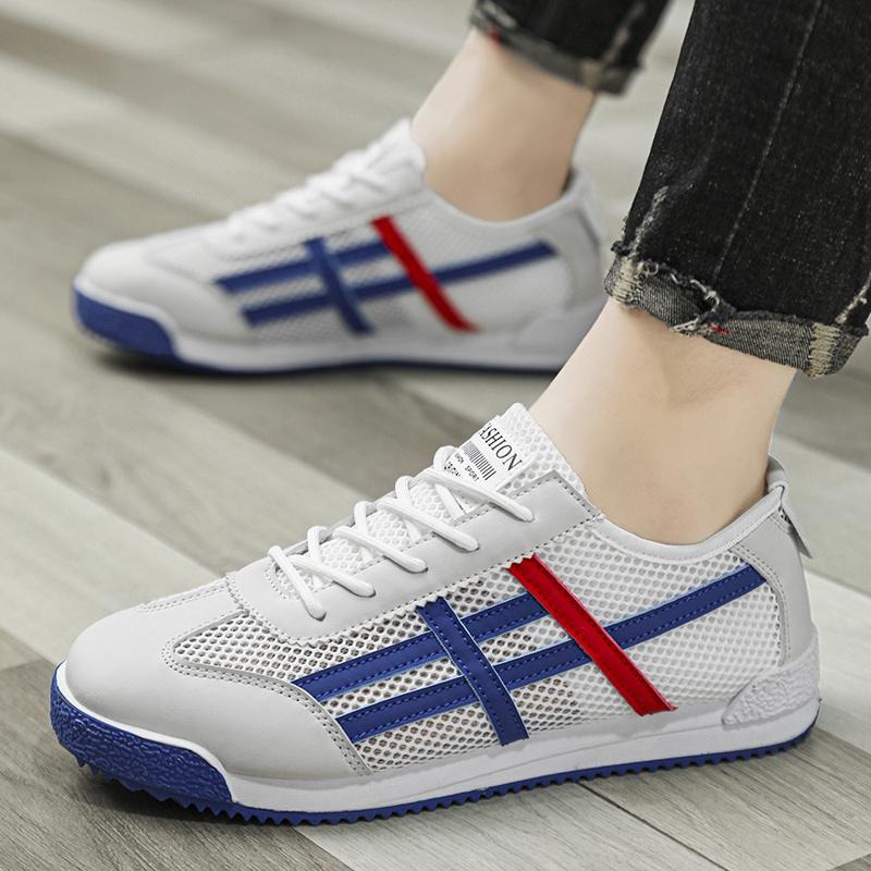 Women Summer Skateboard Shoes Breathable Men Running Sneakers Casual Kids White Sport Shoes Plus Size