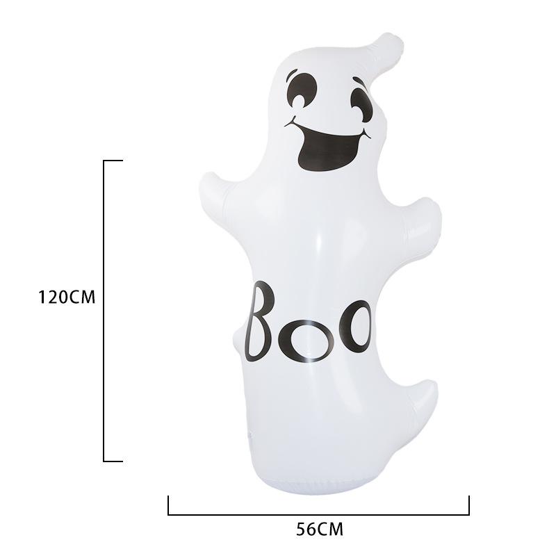 

Хэллоуин Уличное Украшение Надувная Голова Тыквы Призрак Полевая Композиция Реквизит Хэллоуин Сад Надувные Украшения