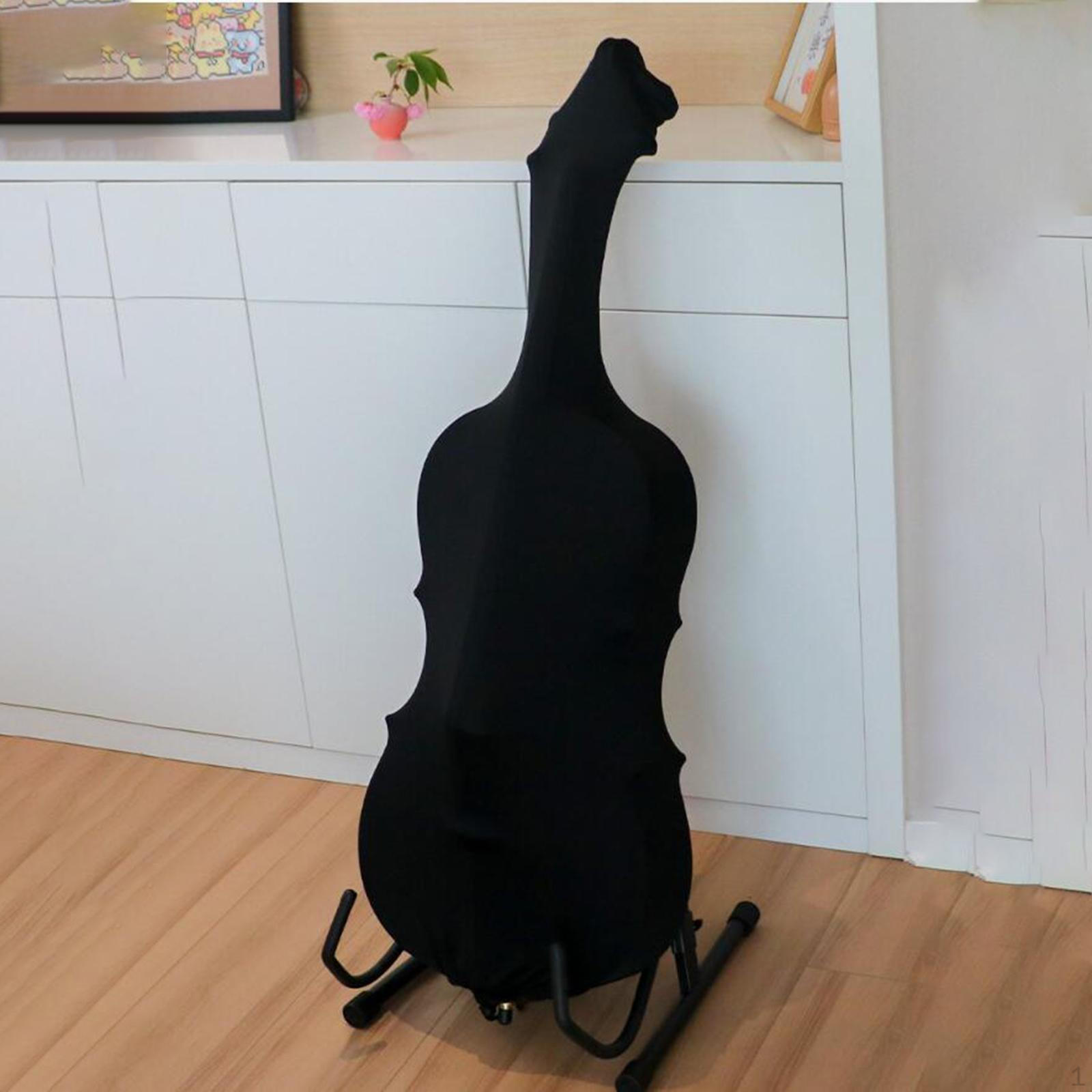 

Защитный чехол для виолончели, простой в уходе, удобный, многоразовый, утолщенный, с застежкой-шнурком чёрный