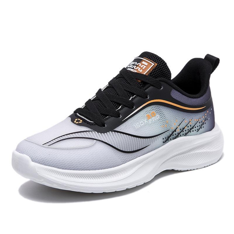 Flying Woven Men's Shoes Spring and Autumn Breathable Ultra-lightweight Mesh Shoes Men's Trendy Shoes Student Running Sports Shoes Men's Shoes