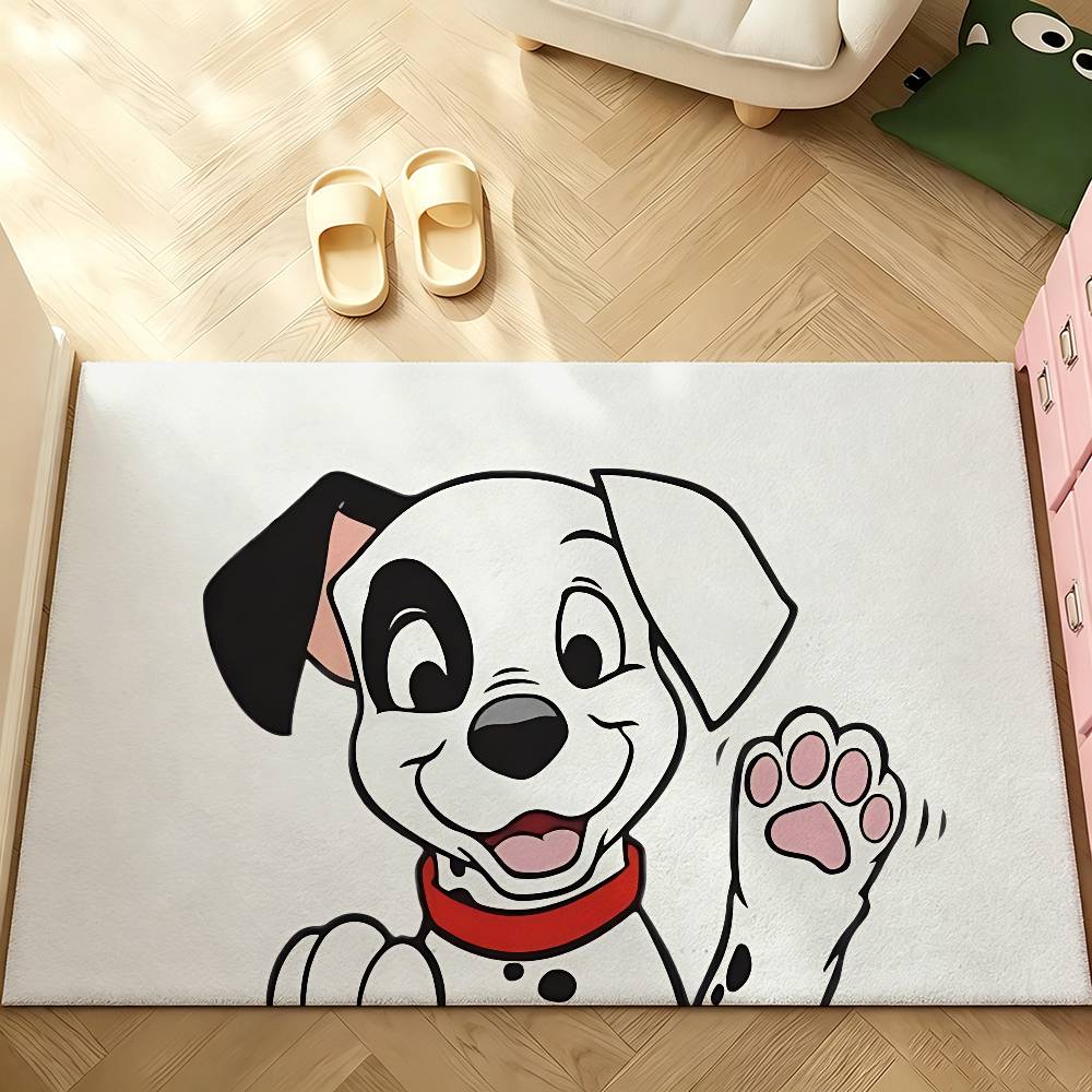 Classic Cartoon-101-D-dalmatiansS Cute Carpet Bathroom Anti-slip Door Mat Home Decoration Mat Entrance Door Scratch-resistant