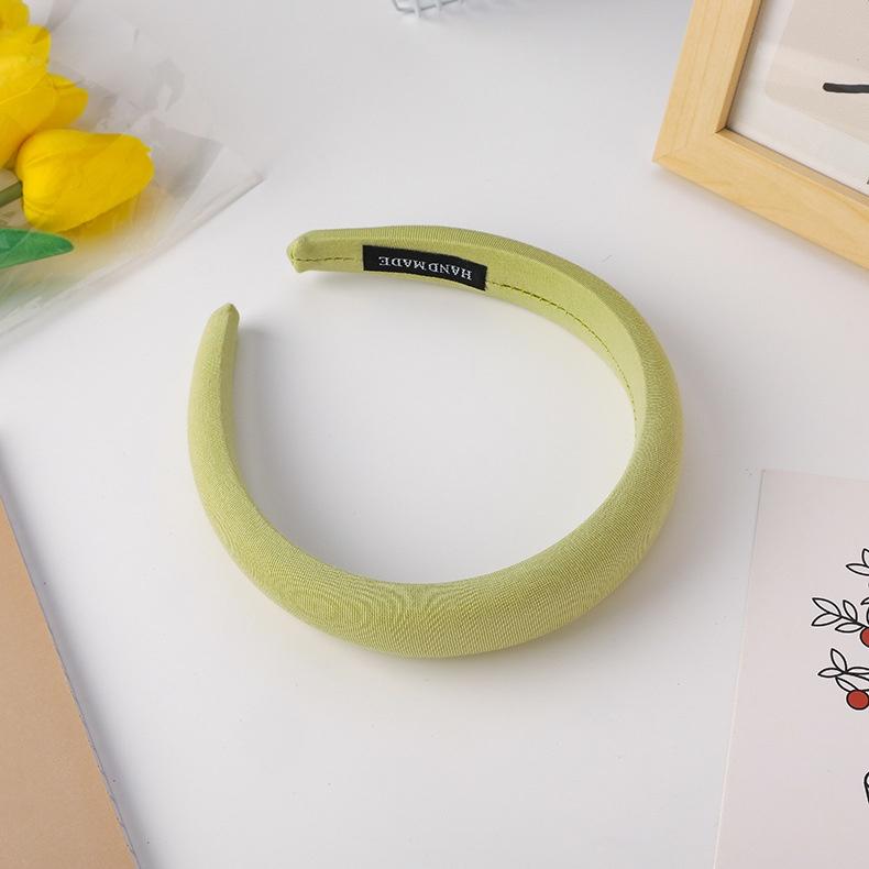 Koreanisches Haarband Einfarbige Süße Schwamm-Kopfband Verdickendes und Höher machendes Haarband Mode-Haarband Haar-Accessoires