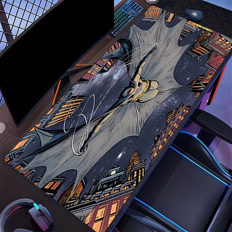 Batman Print Mouse Pad, for Keyboard Pad Laptop PC Mat for Office Home Use, Desk Decor, Perfect Birthday Gift for Gamers