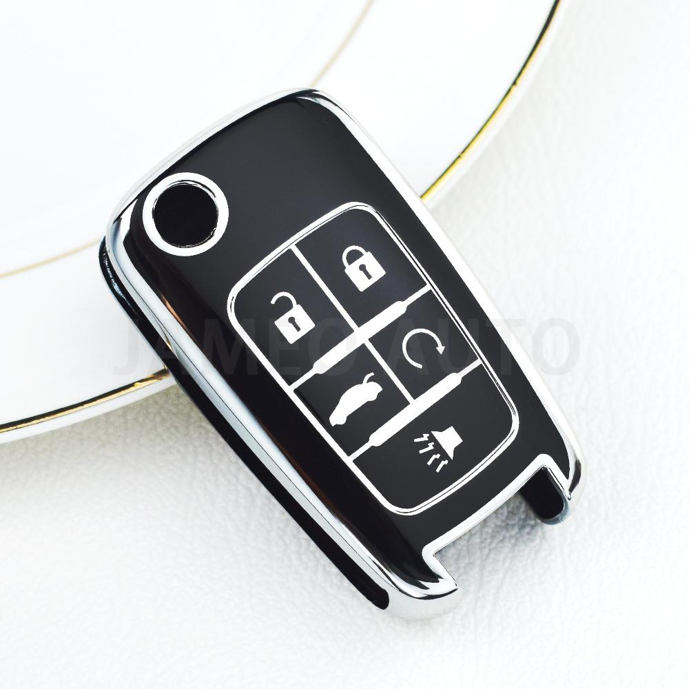 2/3/4/5 Buttons Car Flip Key Cover Case For Chevrolet Cruze Aveo For Buick Opel Corsa Antara Zafira Meriva Insignia Keychain