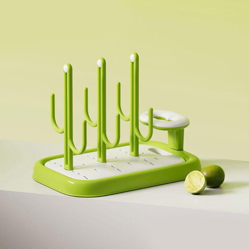 Space Saving Baby Bottle Organizer With Rapid Drying Design And Plastic Construction Hygienic Feeding Accessories