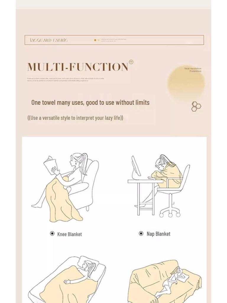 Universelles Vier-Jahreszeiten Polyester-Baumwoll Sofa Überwurfhandtuch