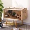 Luxury Wooden Cage for Guinea Fowl Chicks and Hamsters, Ideal for Breeding and Raising