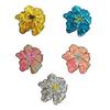 Embroidery Fabric Flower Patch Sequined Applique For Easy Application On Various Textiles Craft Costume Garment Decors