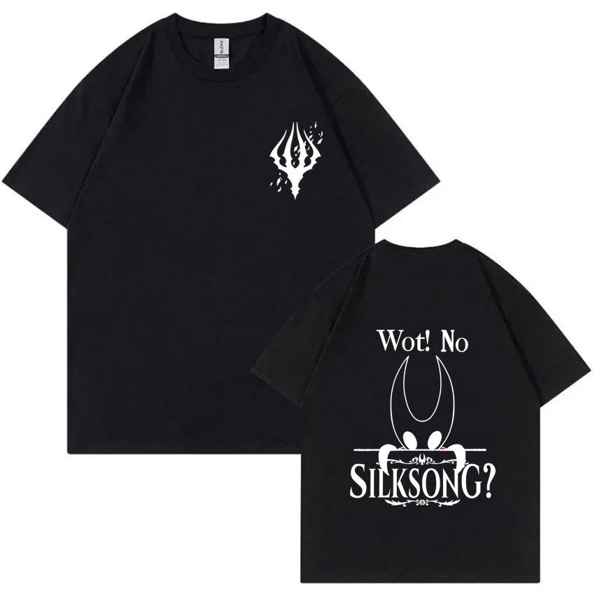 Game Hollow Knight Graphic Tshirt Men Women Clothing Casual Oversized T Shirts Male Cartoon Vintage Short Sleeve Tshirt Tops