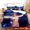 Sexy Miley Cyrus Bedding Set Single Twin Full Queen King Size Bed Set Aldult Kid Bedroom Duvetcover Sets Anime parure de lit Bed