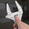 Aluminum Alloy Bathroom Wrench Adjustable Jaw Nut Removal Tool Universal Spanner  Plumbing Repair