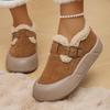 Plus - Size Women's Fleece - Lined Fuzzy Birkenstock - Style Winter Driving Moccasins, 2025 - Slip - On, Flat - Soled and Warm for Outdoor Wear
