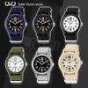 [Citizen Q & Q] Watch Q & Q, 10 ATM, Waterproof Analog Solar Watch, Nylon Strap, White Dial, H062...