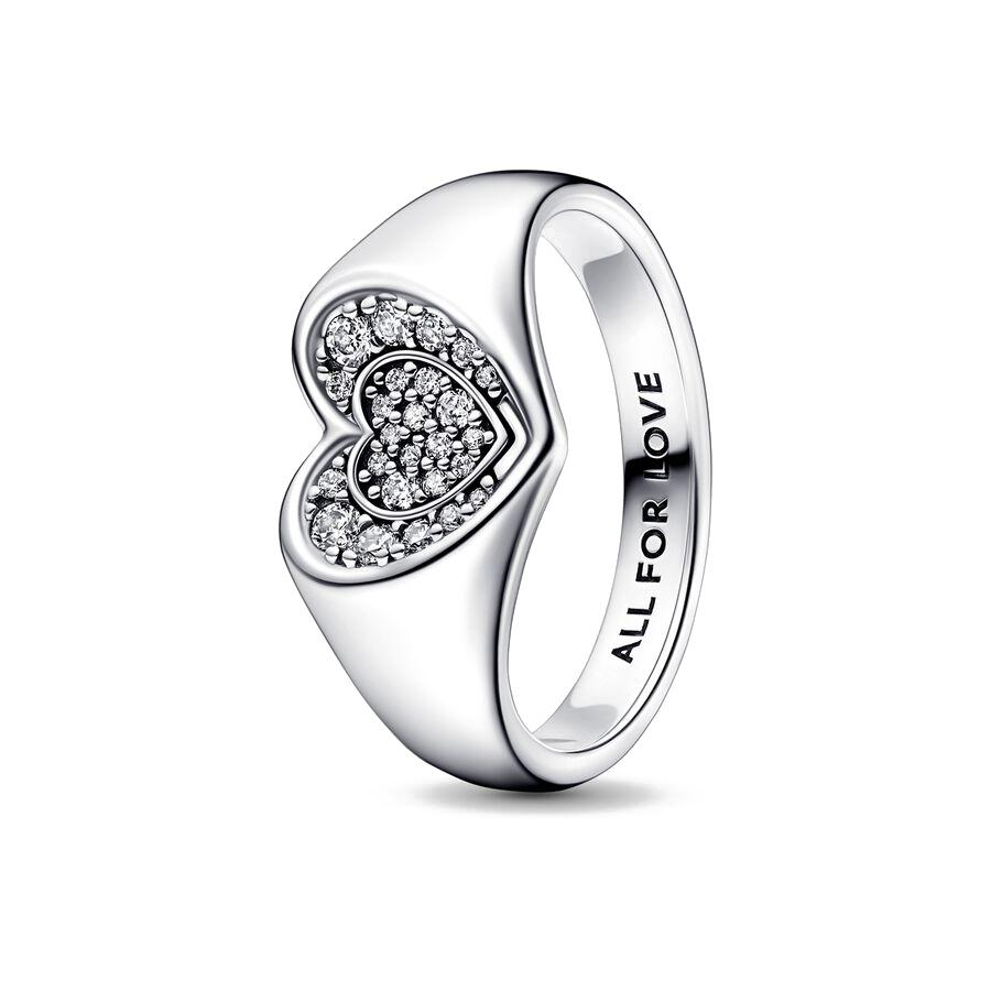 925 Silver Rings Stackable Infinite Heart Flower Crown Trinkets For Women Original Wedding Ring Jewelry Gift