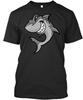 Funnycartoonshark T-Shirt Made In the USA Size S To 5XL