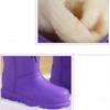 Winter wasserdichte Schneestiefel Damen und Herren warme Outdoor-Kurzstiefel Anti-Rutsch-Mittelrohr verdickt und plüschig