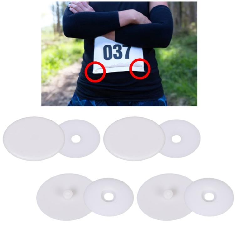 4Pcs Oval Running Number Clip Quick Fastens Number Plate Fixing Buckles Fasteners For Outdoor Fitness Activity