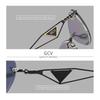 GCV Brand new Women 2 In 1 Polarized Sunglasses Anti blue light glasses butterfly frame multifunctional Medical applicability