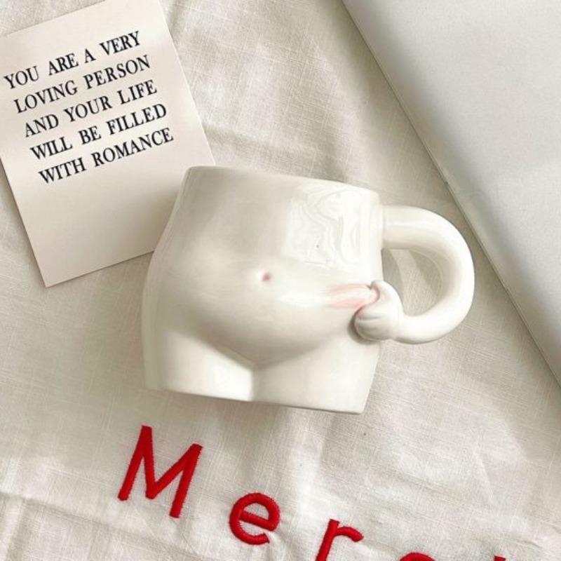 Ceramic Mug Cute Pinch Belly Mugs Pretty Personalized Luxury Elegant Coffee Cup Funny Creative Aesthetic Tea Cups Drinkware