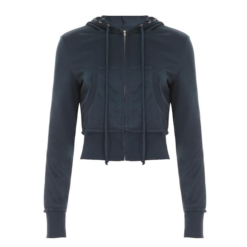 Set con felpa casual color block e pantaloni in maglia da donna Street Style 2025 per Primavera e Autunno