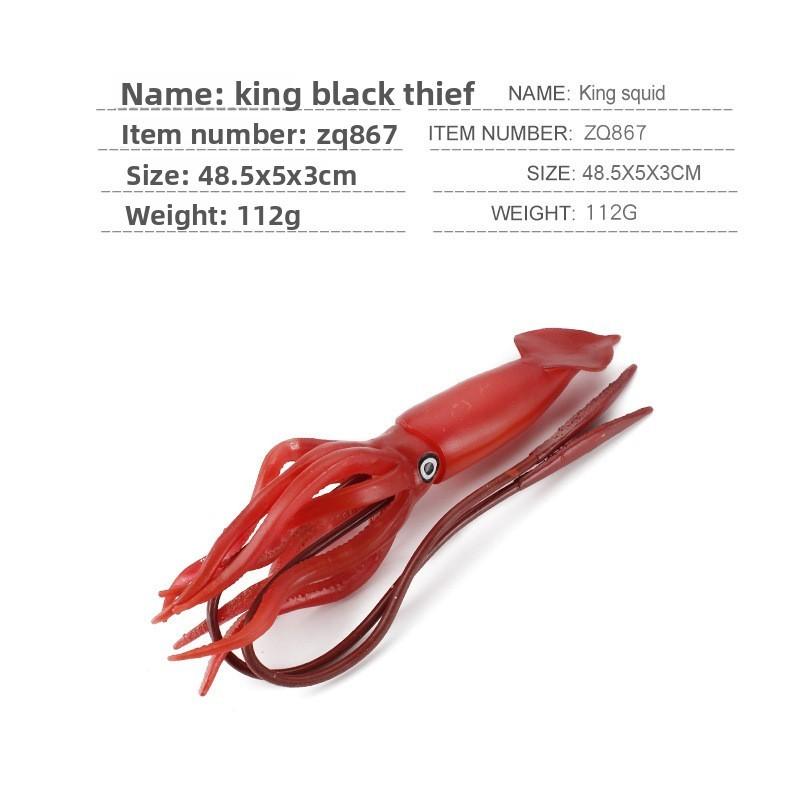 Octopus Squid And Realistic Marine Animal Pvc Model Toy For Display Educational