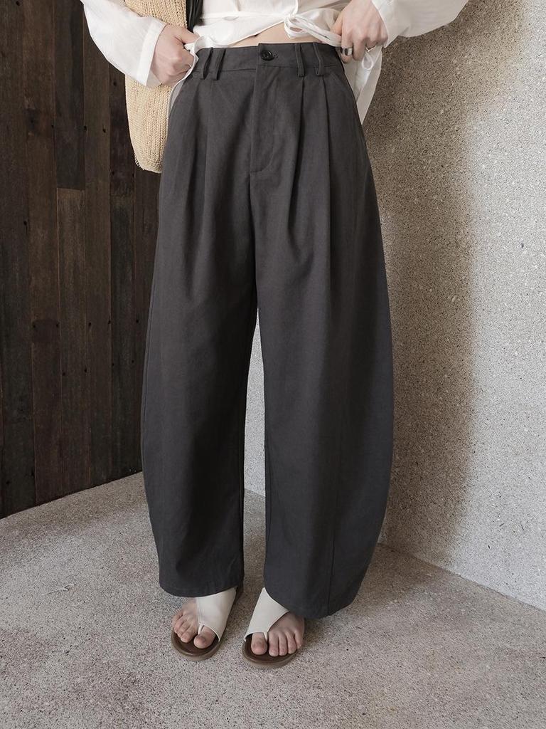 Women's High Waist Loose Casual Wide Leg Pants - Spring Collection