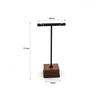 Walnut Beech Wood Earring Display Stand and Jewelry Photo Prop
