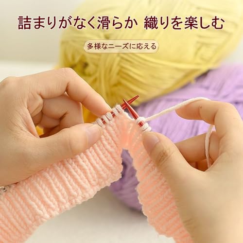 Crochet Hooks, Knitting Hooks, Circular Knitting Hooks, Interchangeable, with Storage Handbag, Rust-Resistant, Craft Supplies, Textile, Handmade Tools