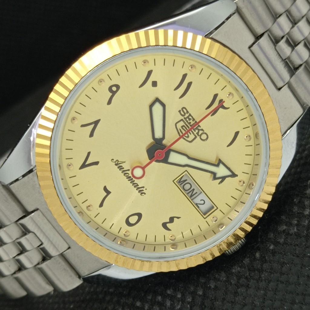 REFURBISHED VINTAGE SEIKO 5 AUTOMATIC JAPAN MENS GOLDEN MOVEMENT WATCH A305222-9 Seiko-a305222-1