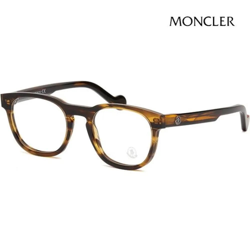 [Moncler] Eyeglass Frames ML5052 051 Square Horn-rimmed Glasses for Men and Women