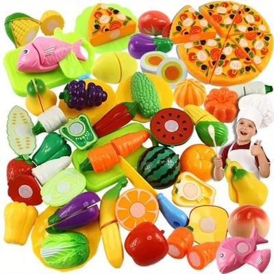 Role Play Cutting Play Food Set Simulated Food Montessori Educational Toy  Children
