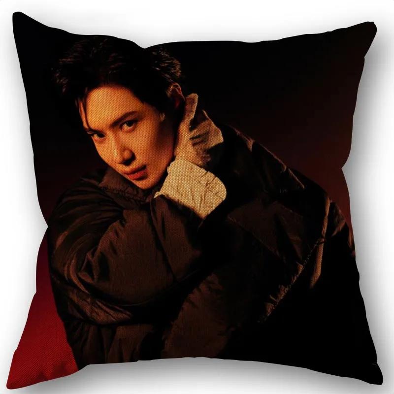 Taemin Kpop Star Pillowcase High Quality Home Textile Cotton Linen Fabric 45x45cm One Side Decoration Pillow Cover New 0519