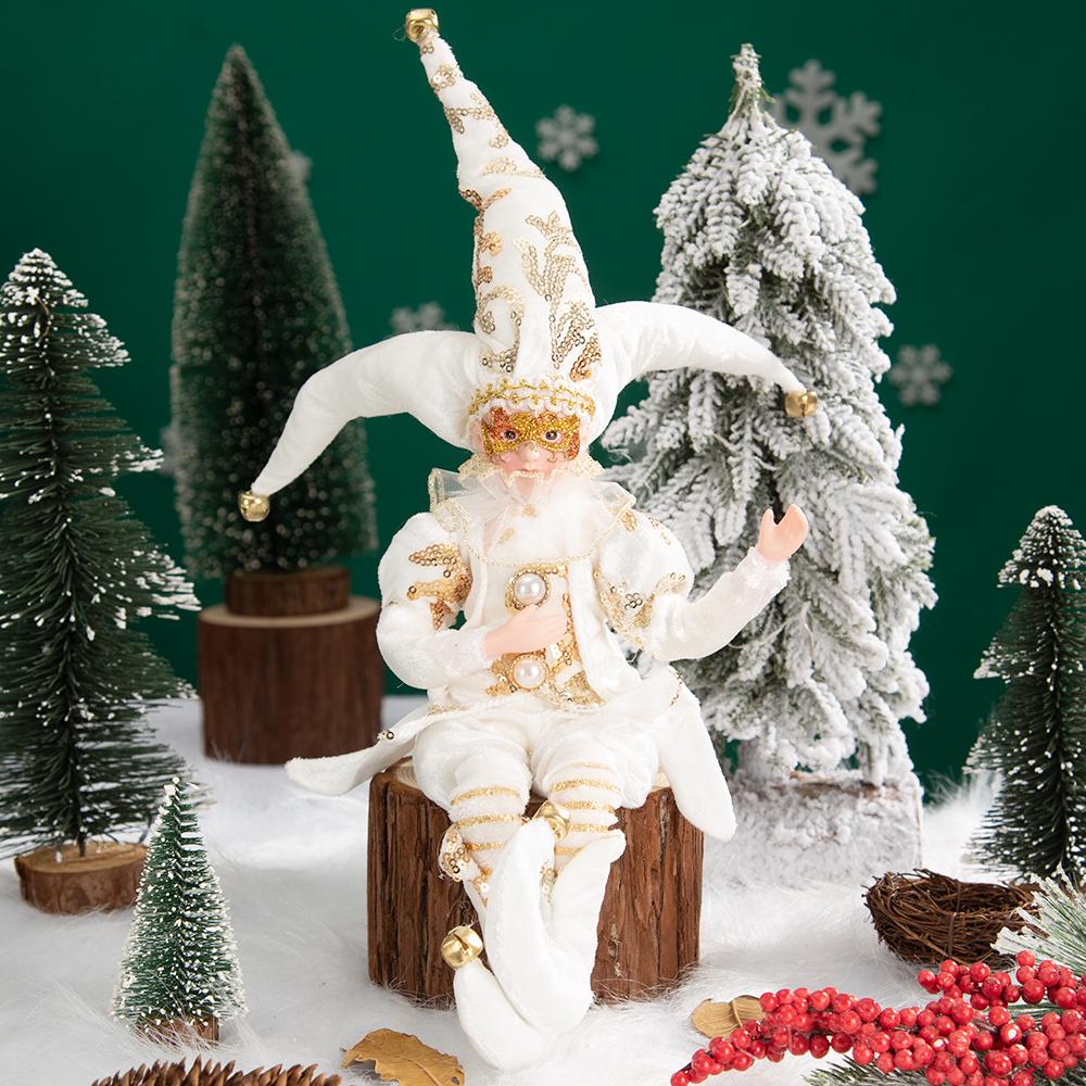 Kolorowe i urocze bożonarodzeniowe Elf wisiorek w kształcie lalki dekoracje na boże narodzenie wesołych świąt bożego narodzenia dekoracji domu Natal szczęśliwego nowego roku Navidad 2023 prezent