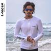 Mens Quick-Dry UV Protection Rash Guard Long Sleeve Swimwear Surfing Diving Swimming