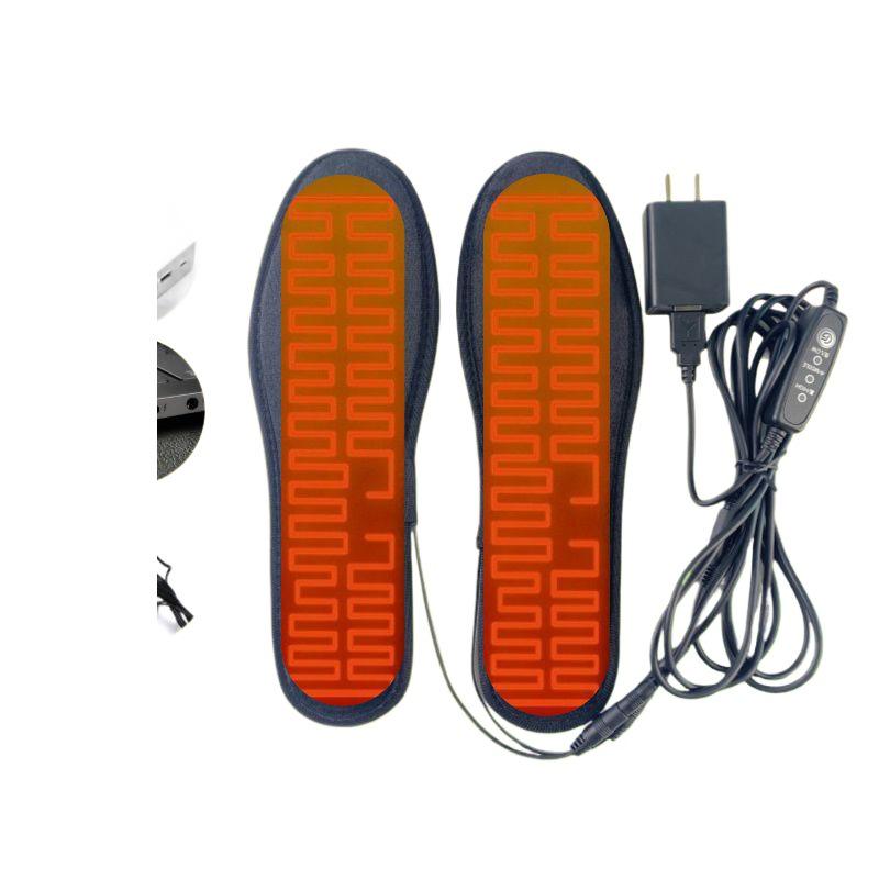 Зимние теплые USB самонагревающиеся стельки: Неперезаряжаемые морозостойкие электрические стельки Default Items