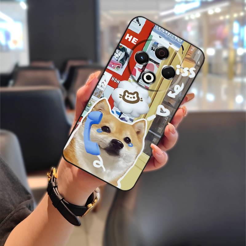 Phone Pouch Protective Phone Case For Tecno Spark30 4G/KL6 Fashion Design Anti-dust Anti-knock Silicone Full Wrap TPU