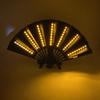 Rose Lace Edge LED Folding Fan - Wedding Gift & Dance Prop