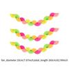 3x Paper Fans Garland Ceiling Hanging Decoration Ornament Background for Party Supplies Celebration Carnival Birthday Wedding