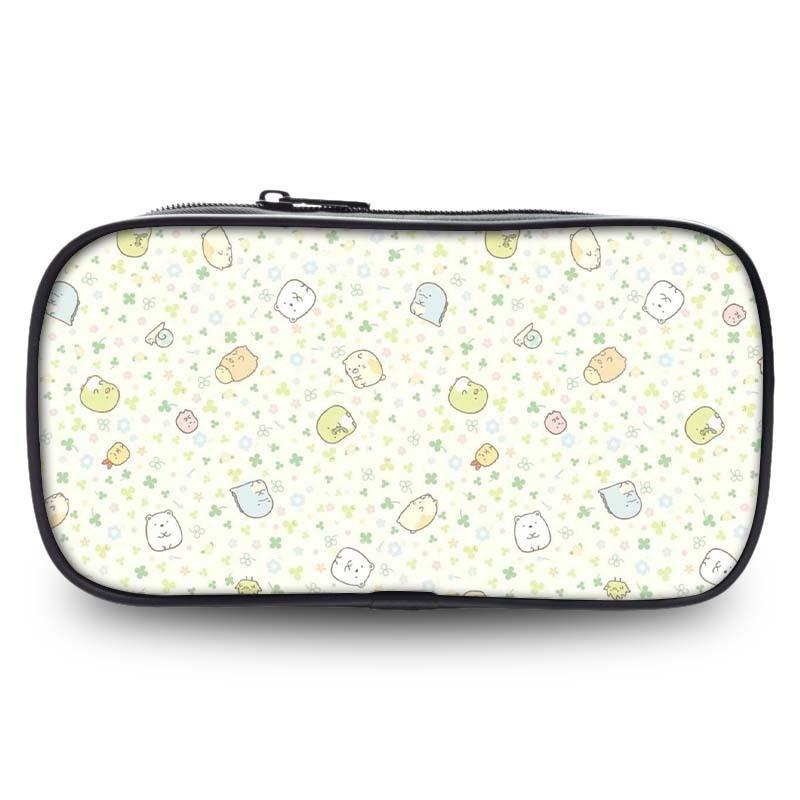 Söt pennställ från Sumikkogurashi i slitstarkt nylon för skol- och kontorsmaterial